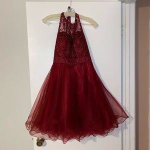 Maroon dress